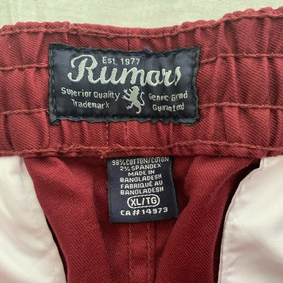 RUMOURS Red Joggers - Picture 4 of 5